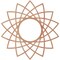 Ekena Millwork Eleanor Wood Fretwork Pierced Ceiling Medallion, Cherry, 18"OD x 6 7/8"ID x 1/4"T CMWP18X18X0250EACH - alternate 5